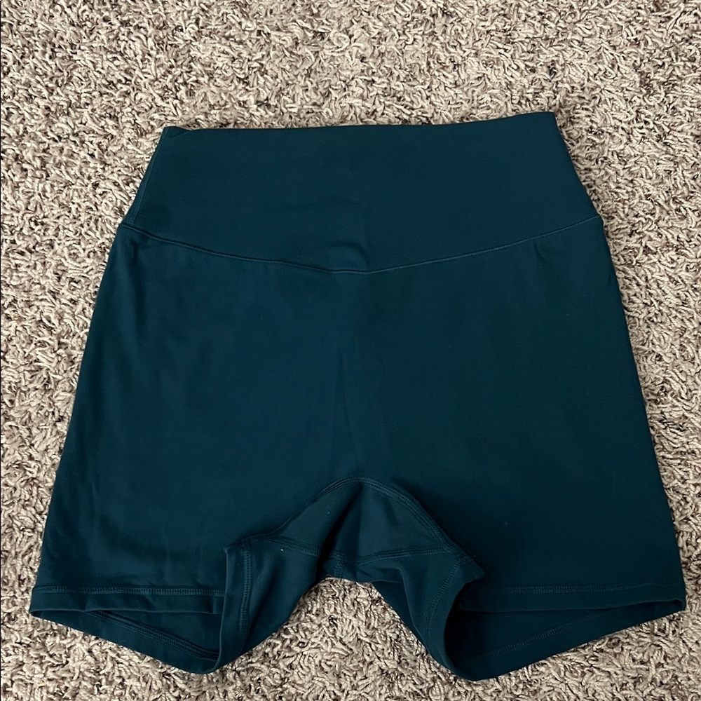 Women's High-Waisted Navy Shorts